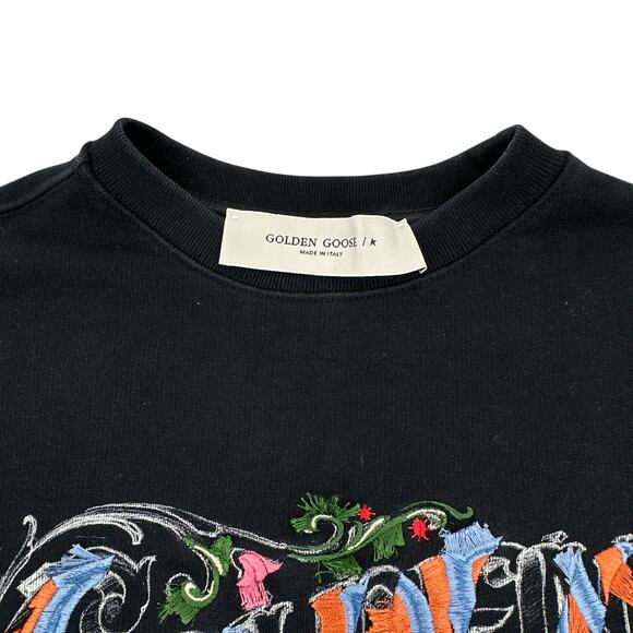 GOLDEN GOOSE Embroidered Logo Sweatshirt S - Picture 8 of 15